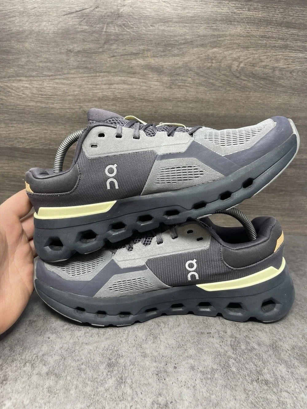 On Cloudrunner 2 Size 8 Mens Rock Tangerine CloudTec Helion Running Shoes